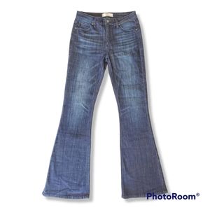 KanCan Dark Wash Mid Rise Flared Fit Denim Jeans Size 9/28